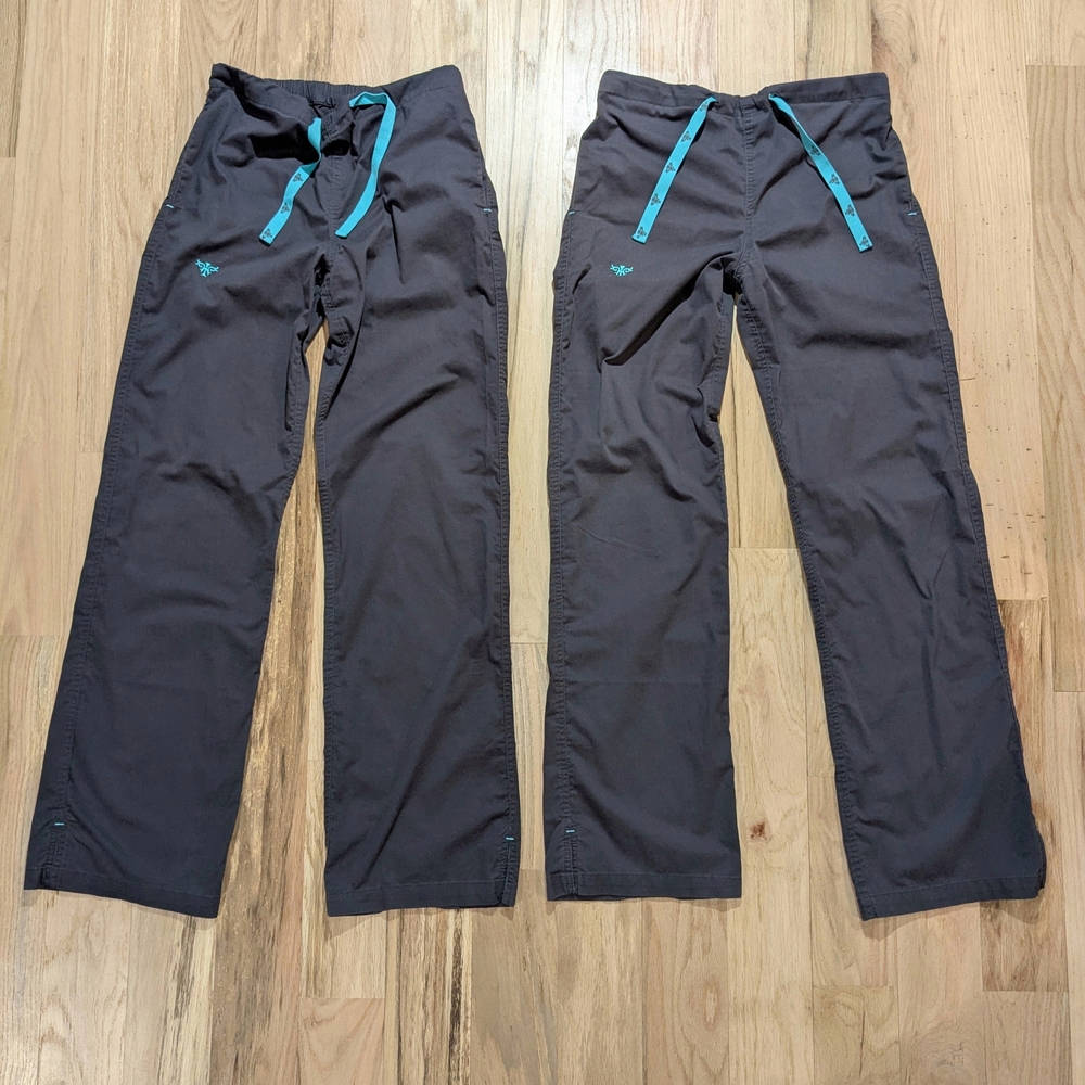 XS Tall Med Couture Signature Women's 5-Pocket STRETCH Drawstring Scrub Pants